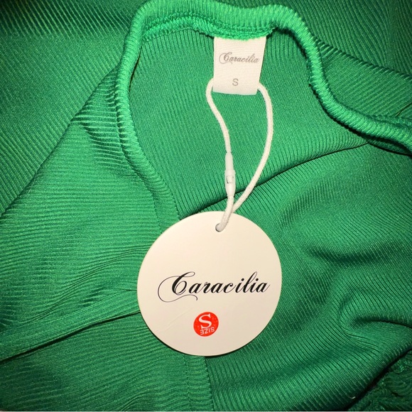 Caracilia Women's Summer Bodycon Maxi Dress One Shoulder Strappy Cocktail NWT - Picture 9 of 9